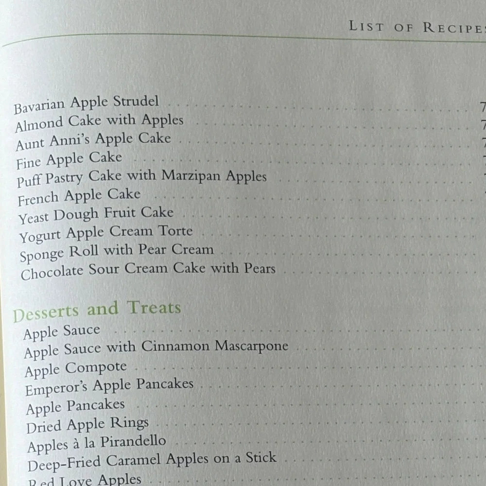 Apples And Pears: Favorite Recipes Hardcover Cookbook by Rose Marie Donhauser